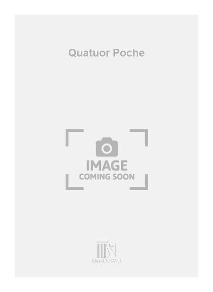 Quatuor - Conducteur Claude Delvincourt Partition Petit format