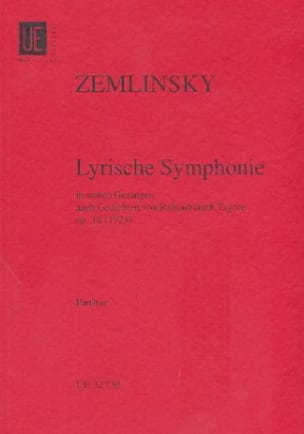 Lyrische Symphonie op. 18- Partitur - Alexander Von Zemlinsky