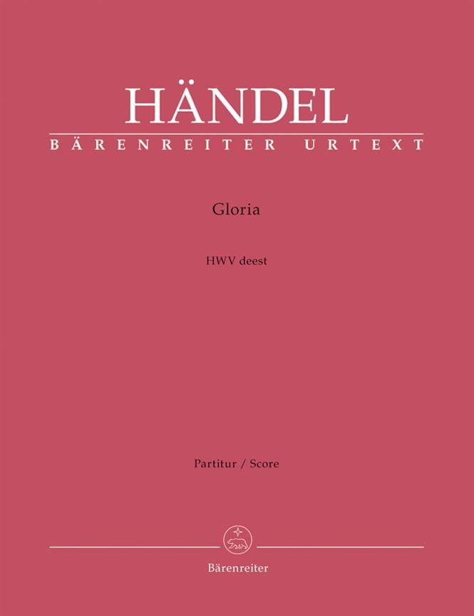Gloria HAENDEL Partition Grand format
