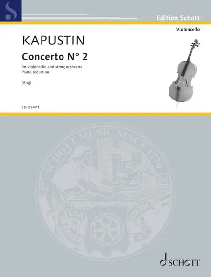 Concerto n° 2 Nikolai Kapustin Partition Violoncelle