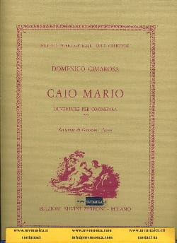 Caio Mario Ouverture CIMAROSA Partition Grand format