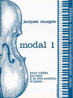 Modal 1 Jacques Murgier Partition Violon