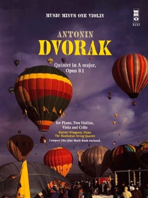 Quintette op. 81 DVORAK Partition Quintettes