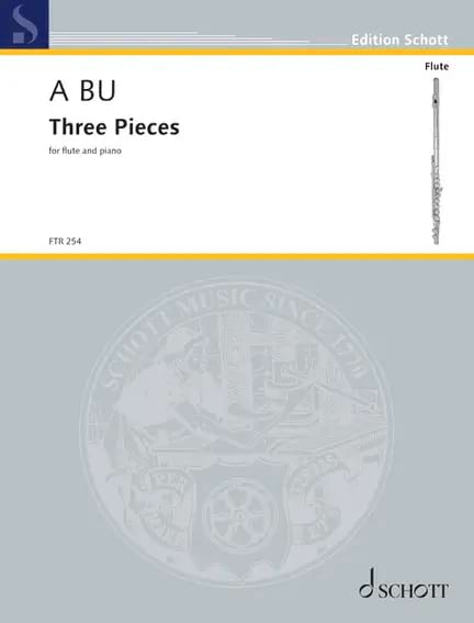 3 Pièces - Flûte et piano Bu A Partition Flûte traversière