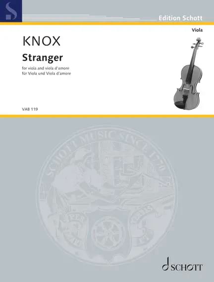 Stranger Garth Knox Partition Alto