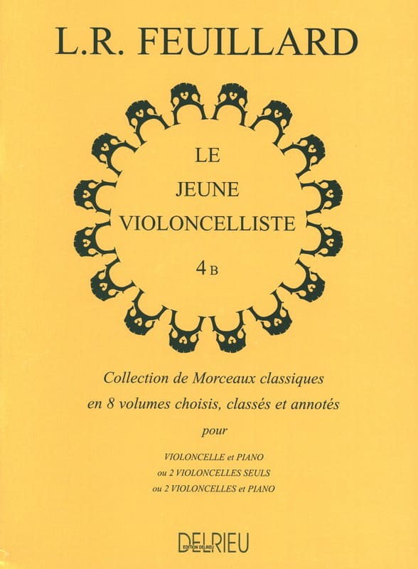 Le Jeune Violoncelliste Vol.4 B FEUILLARD Partition Violoncelle