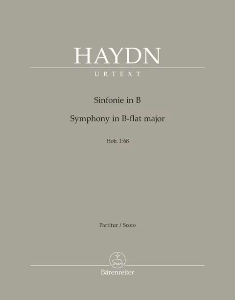 Symphonie n° 68 en Sib M. Joseph Haydn Partition Grand format