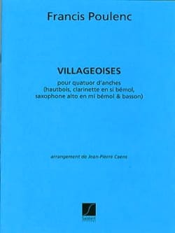 Villageoises - Quatuor d'anches - Conducteur + parties - POULENC