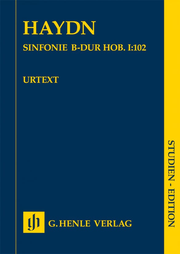 Symphonie n° 102 - Joseph Haydn - Partition - Petit format