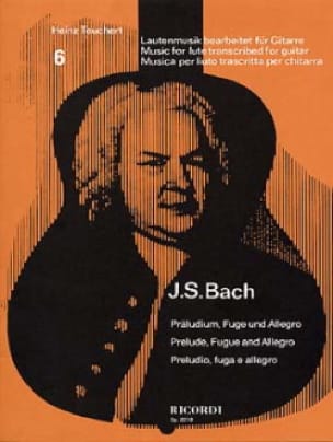 Präludium, Fuge und Allegro - Gitarre BACH Partition Guitare