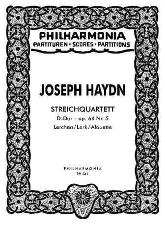 Streichquartett D-Dur op. 64 n° 5 - Partitur - HAYDN - Partition