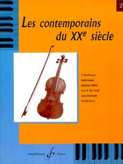 Les Contemporains du 20ème siècle, Volume 3 Partition Violon