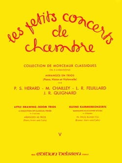 Les Petits Concerts de Chambre Vol.5 - Trio FEUILLARD Partition Trios