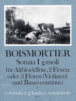Sonata Nr. 1 op 34 g-moll - Altblockflöte 2 Flöten u. BC - BOISMORTIER
