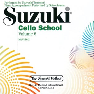 Cello School Vol.6 - CD Seul SUZUKI Partition Violoncelle