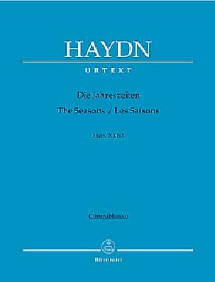 Les Saisons, Oratorio HAYDN Partition