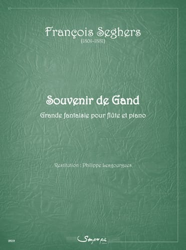 Souvenir de Gand François Seghers Partition Flûte traversière