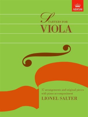 Starters For Viola - Alto et Piano Lionel Salter Partition Alto