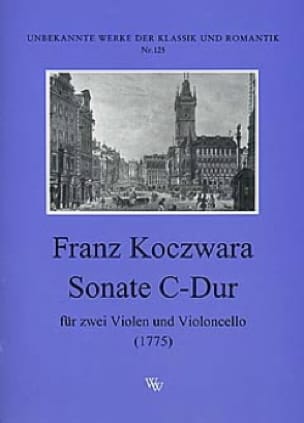 Sonate C-dur - 2 Violen Cello Franz Koczwara Partition Trios