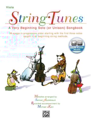 String Tunes - Viola Samuel Applebaum Partition Alto
