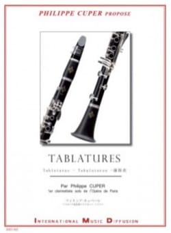 Tablatures Philippe Cuper Partition Clarinette