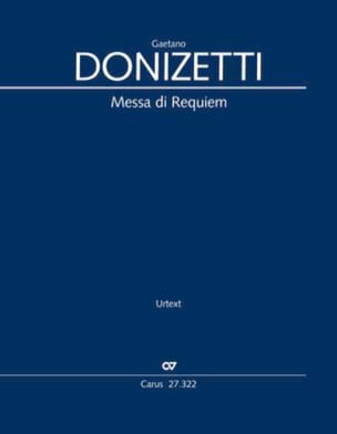Messa di Requiem - Score DONIZETTI Partition Grand format