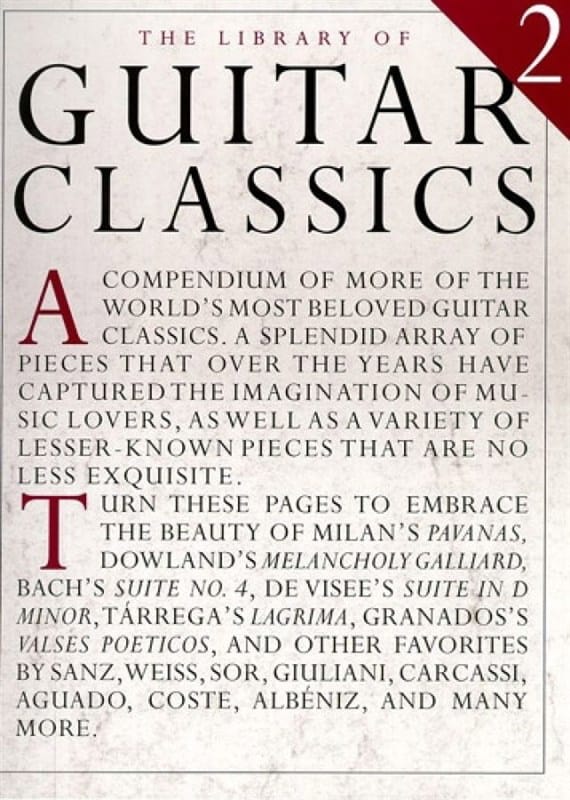 Library Of Guitar Classics - Volume 2 Partition Guitare