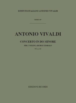 Concerto en do min. - F. 1 N° 12 - Conducteur VIVALDI Partition