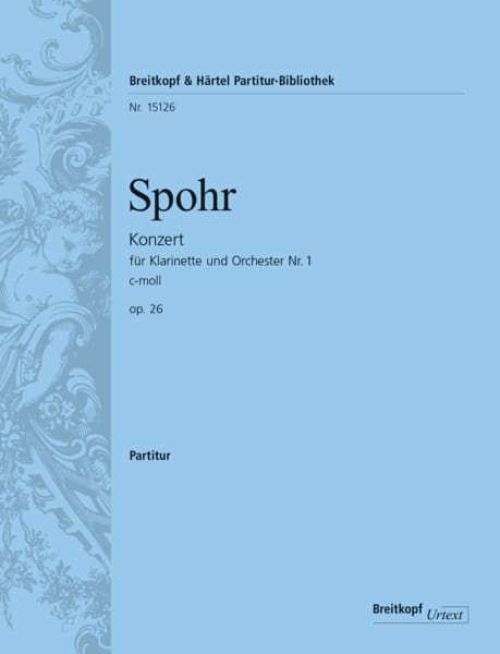 Concerto pour Clarinette n° 1 SPOHR Partition Petit format