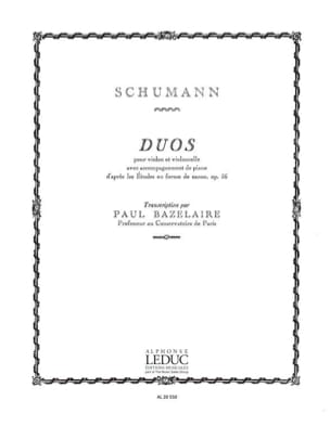 Duos - Violon violoncelle piano SCHUMANN Partition Trios