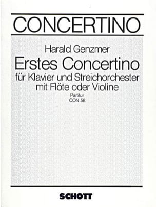 Concertino Nr. 1 - Partitur Harald Genzmer Partition Grand format