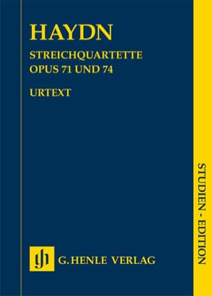 Streichquartette Opus 71 & 74 HAYDN Partition Petit format