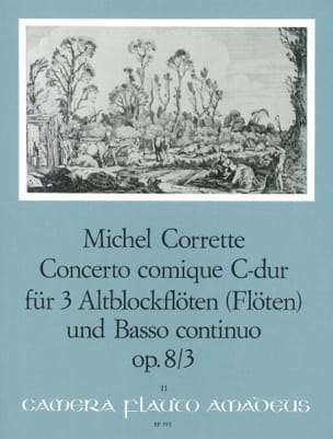 Concerto comique in C-Dur op. 8 n° 3 - 3 Altblockflöten BC - CORRETTE
