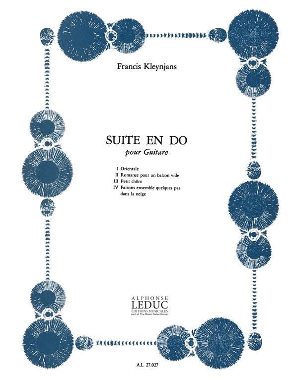 Suite En Do Francis Kleynjans Partition
