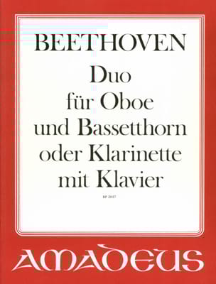 Duo für Oboe, Bassethorn o. Klarinette u. Klavier - BEETHOVEN