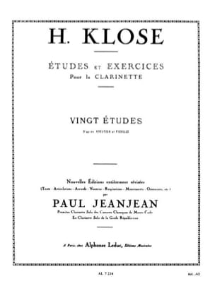 20 Etudes d'après Kreutzer et Fiorillo - Hyacinthe Klosé - Partition
