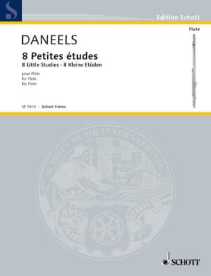 8 Petites études - Flûte François Daneels Partition Flûte traversière