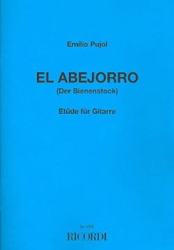 El Abejorro Le Bourdon Emilio Pujol Partition Guitare