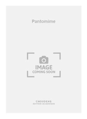 Pantomime Thérèse Brenet Partition Flûte traversière