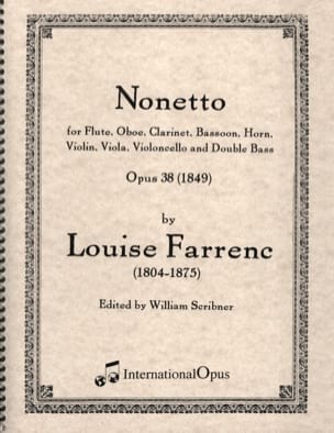 Nonetto Op. 38 1849 Louise Farrenc Partition Sextuors