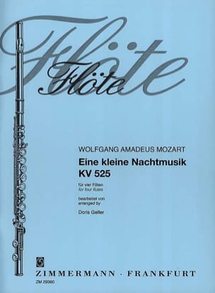 Eine kleine Nachtmusik KV 525 - 4 Flöten - MOZART - Partition