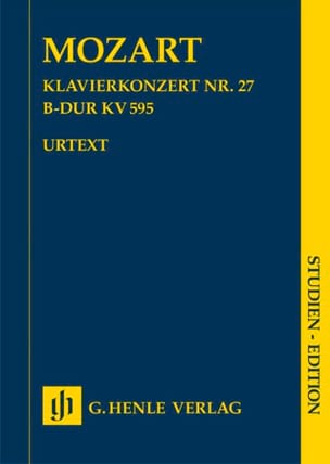 Parcourir les pages de Concerto pour piano n° 27, K. 595 - MOZART - Partition - Petit format