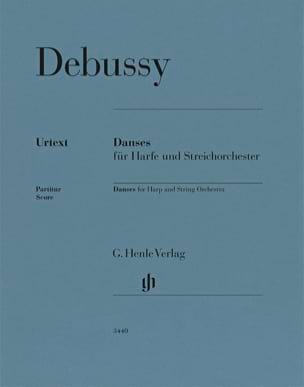 Claude Debussy - Danses sacrée et profane - Conducteur - Partition - di-arezzo.fr