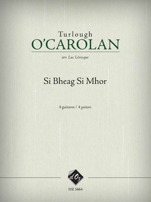 Si Bheag Si Mhor - Turlough O'Carolan - Partition