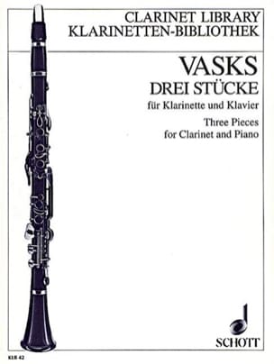 3 Stücke - Klarinette Klavier Peteris Vasks Partition Clarinette