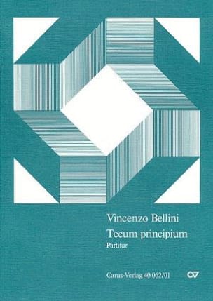 Tecum Principium BELLINI Partition Grand format