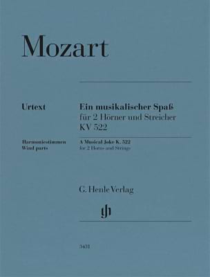 Parcourir les pages de Ein Musikalischen Spass, K. 522 - Parties COR - MOZART - Partition