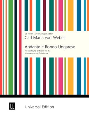 Andante e Rondo Ungarese Carl Maria von Weber Partition Basson