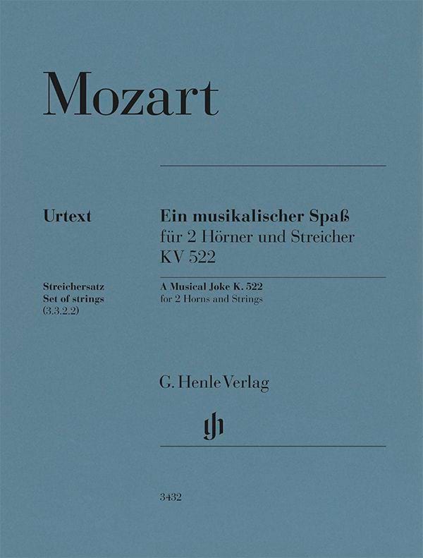 Ein Musikalischer Spass, K. 522 - Matériel CORDES - MOZART - Partition
