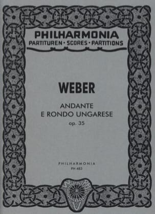 Andante e Rondo Ungarese op. 35 - Carl Maria von Weber - Partition